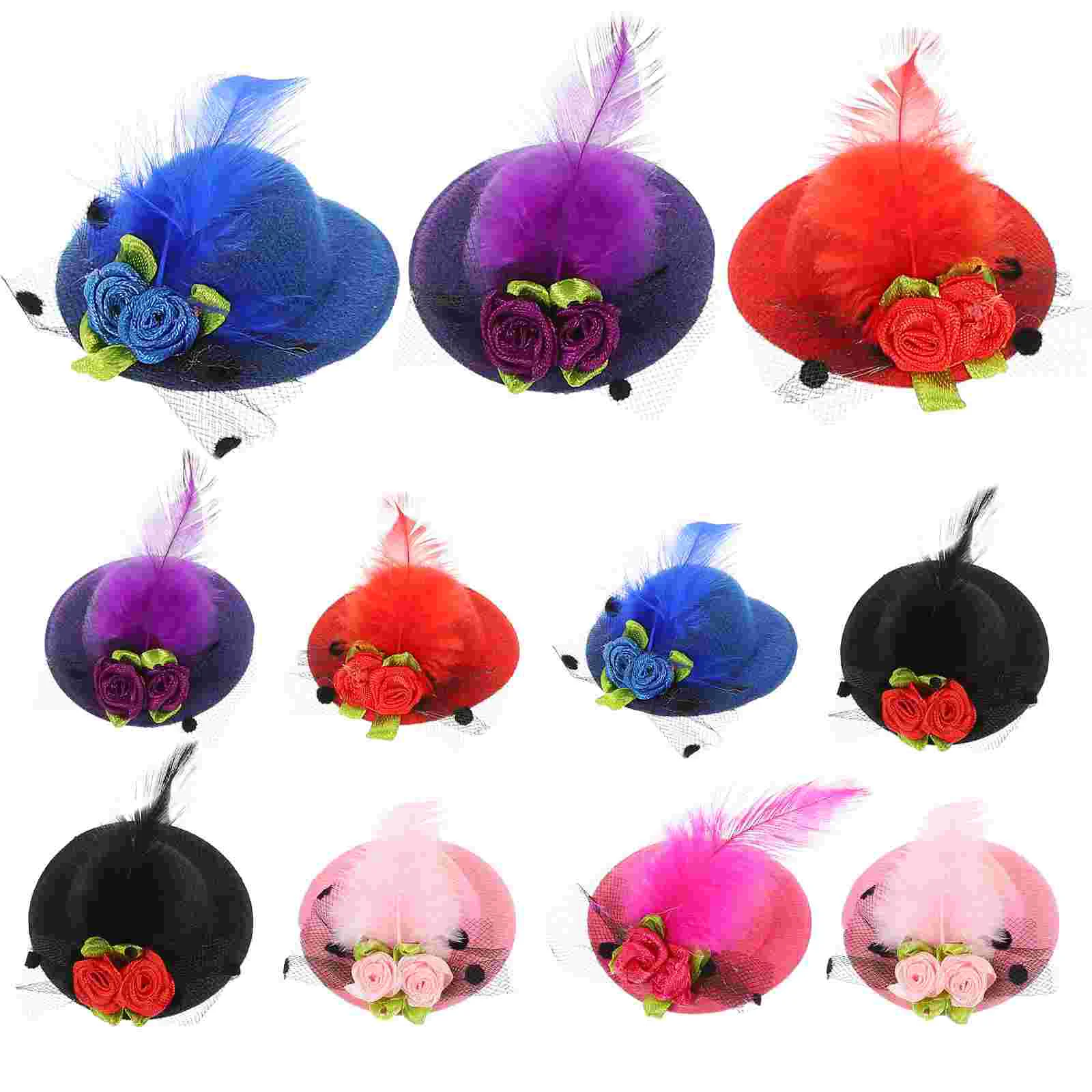 

12 Pcs Bridal Hair Pins Kids Accessories for Girls Hat Clip Headbands Headgear Bride Headdress