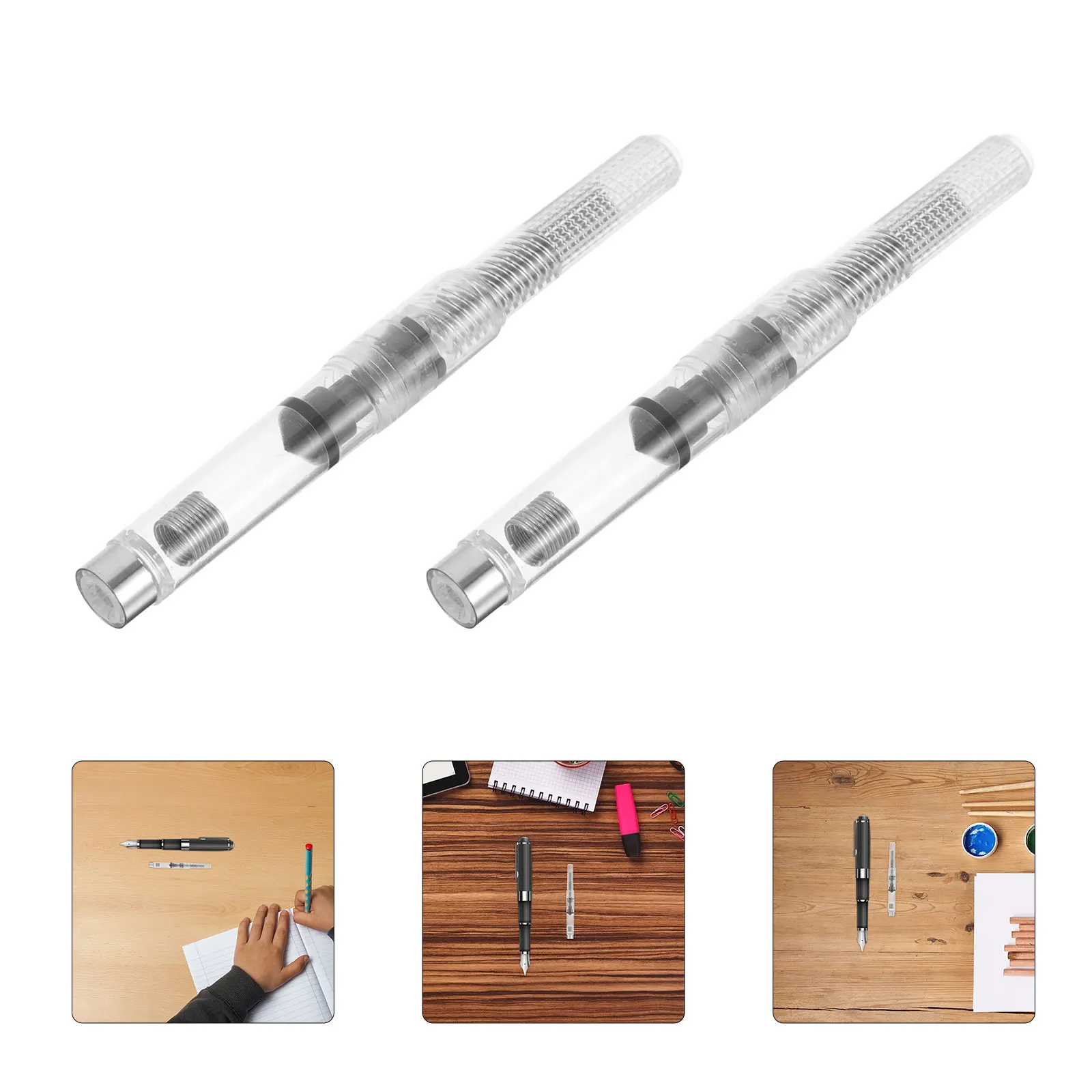 

10pcs Fountain Pen Ink Converter Universal Refillable Fountain Pen Ink Converter Absorber Filling Tool For Office School Travel
