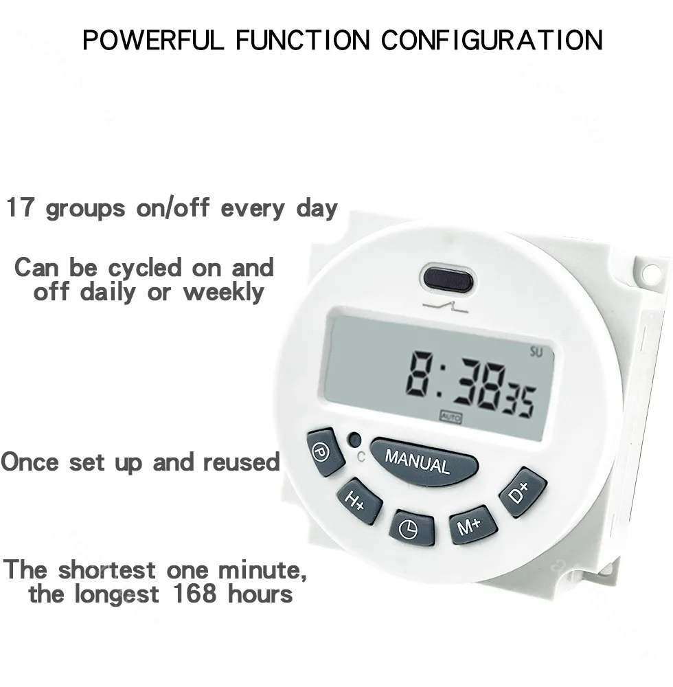 L701 Electronic LCD Digital TIMER SWITCH L701 16A AC220-250V time switch weekly programmable electronic timer