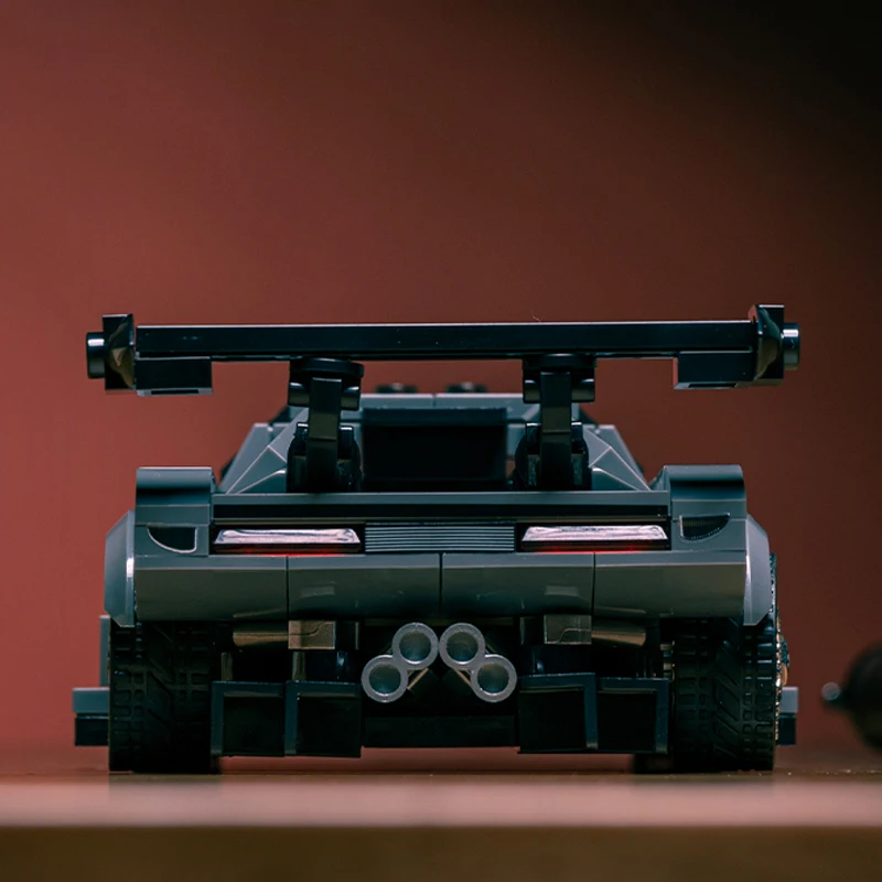 M1 Retro Sportwagen Bouwsteen Creatief assemblagemodel ornamenten Container DISPLAY BOX Speelgoedjongenscadeau