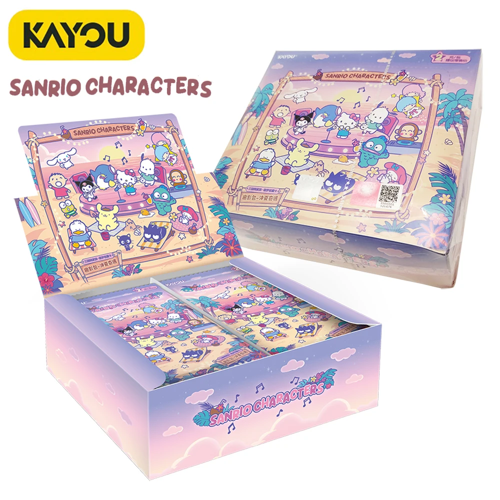 Official Kayou Sanrio Collection Card Japanese Cute Star IP Image Limited Card Toy Encouraging Children's Birthday Surprise Gift