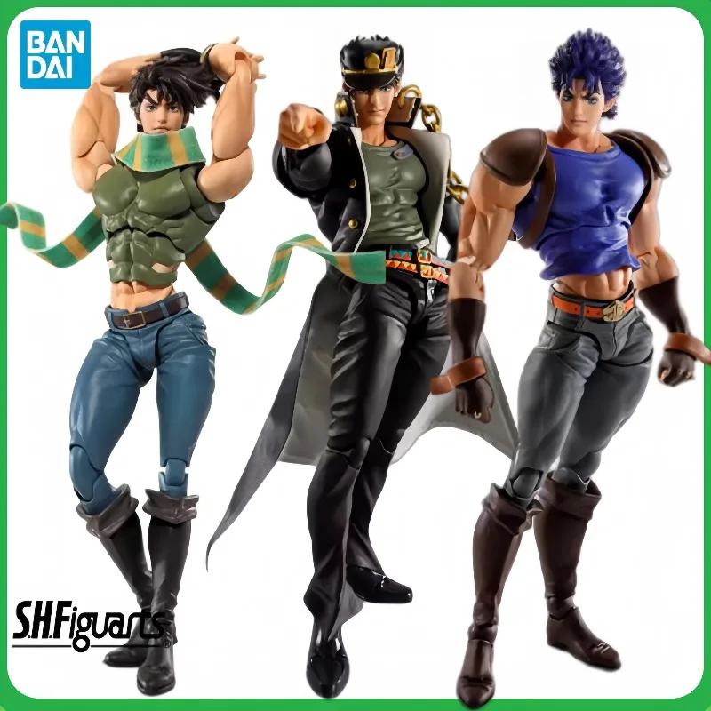 

【Spot Goods】Wonder Adventure of Bandai SHF JOJOJO Joseph Jorda Jonathan Er Qiao Kujo Jotaro Toy Gift Model