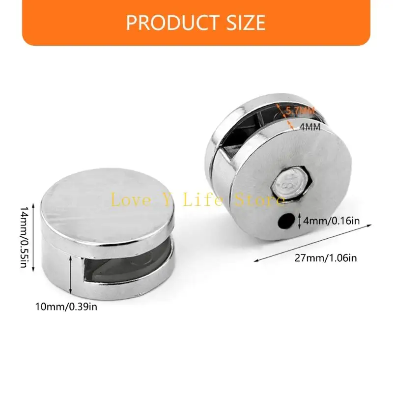 L74C LIGO ZINC PLAÇA VIDRO CLAMP