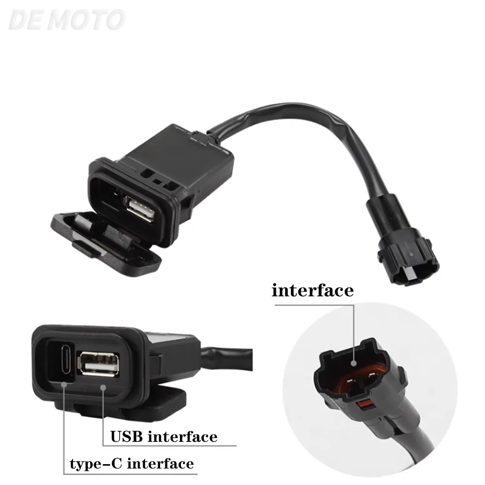 Motorfiets Cfmoto Gemodificeerde Usb Converter Mobiele Telefoon Opladen Typec Adapter Voor Cf Moto 450naar Sr 400-6 Cf450sr Cf40