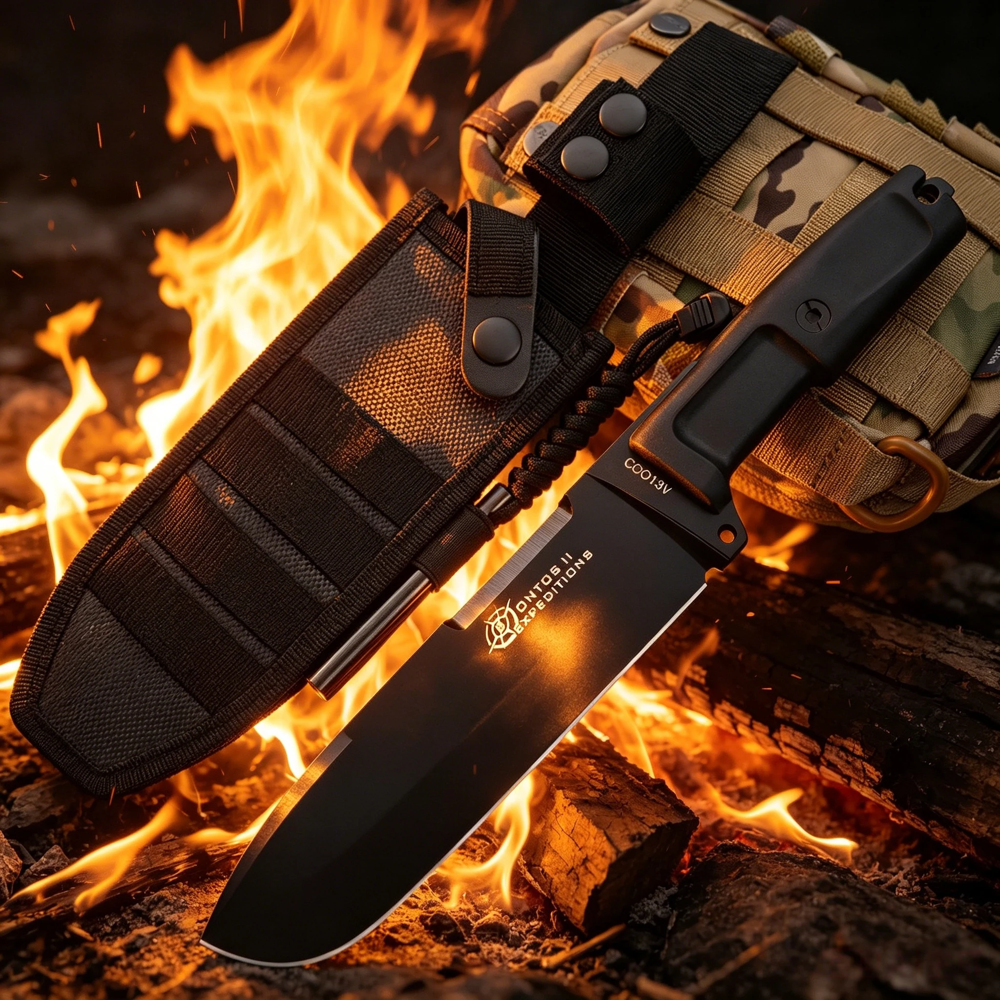 Ontos - High-Strength Jungle O - đánh giá và giá Bushcraft Knife Fixed