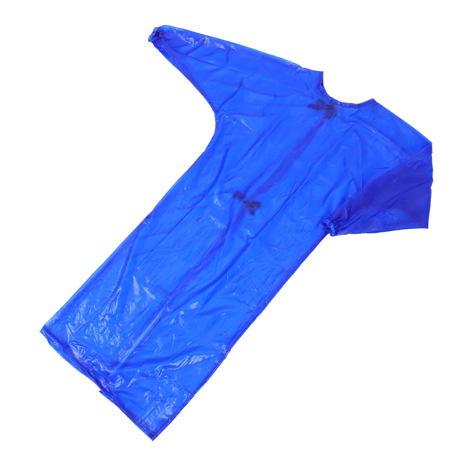 Waterproof Oil-Proof Long Sleeve Apron Thickened Pvc Workwear For Slaughterhouse Kitchen Lab Dishwashing Industrial Use
