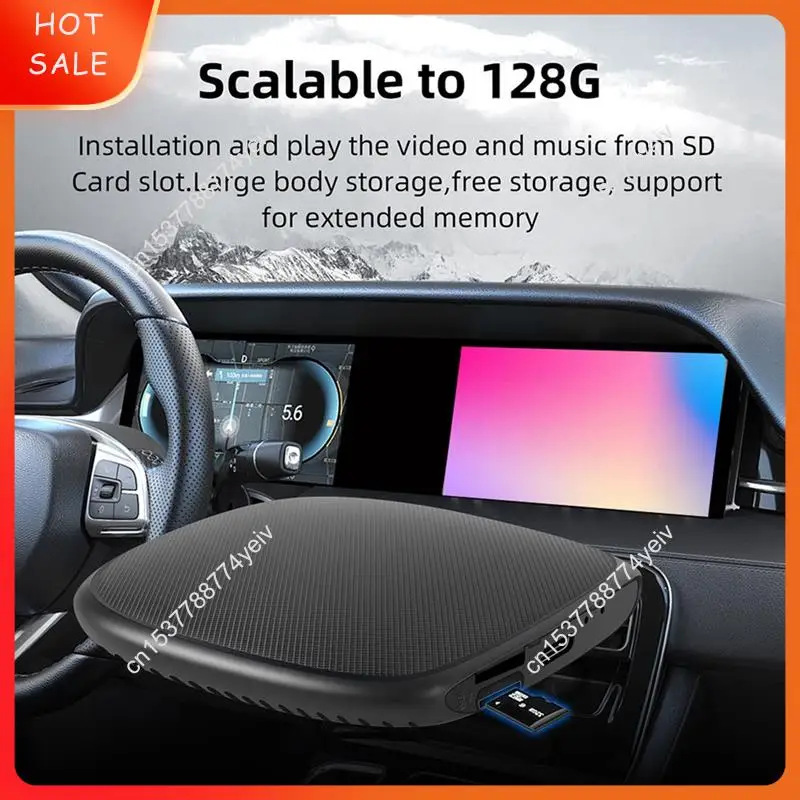 Wireless Carplay Android Ai Box Wired To Wireless Carplay Android Adapter Octa-Core 4G+64G Plug And Play A62X