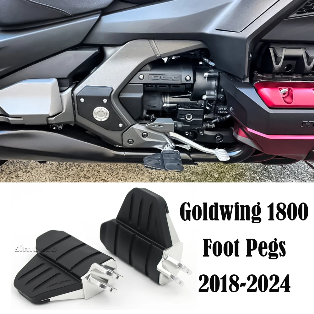 

Foot Pegs For Honda Gold Wing GL 1800 Motorcycle Highway Peg Mounts Footrests Tour DCT Wide Rider Goldwing GL1800 2018-2024