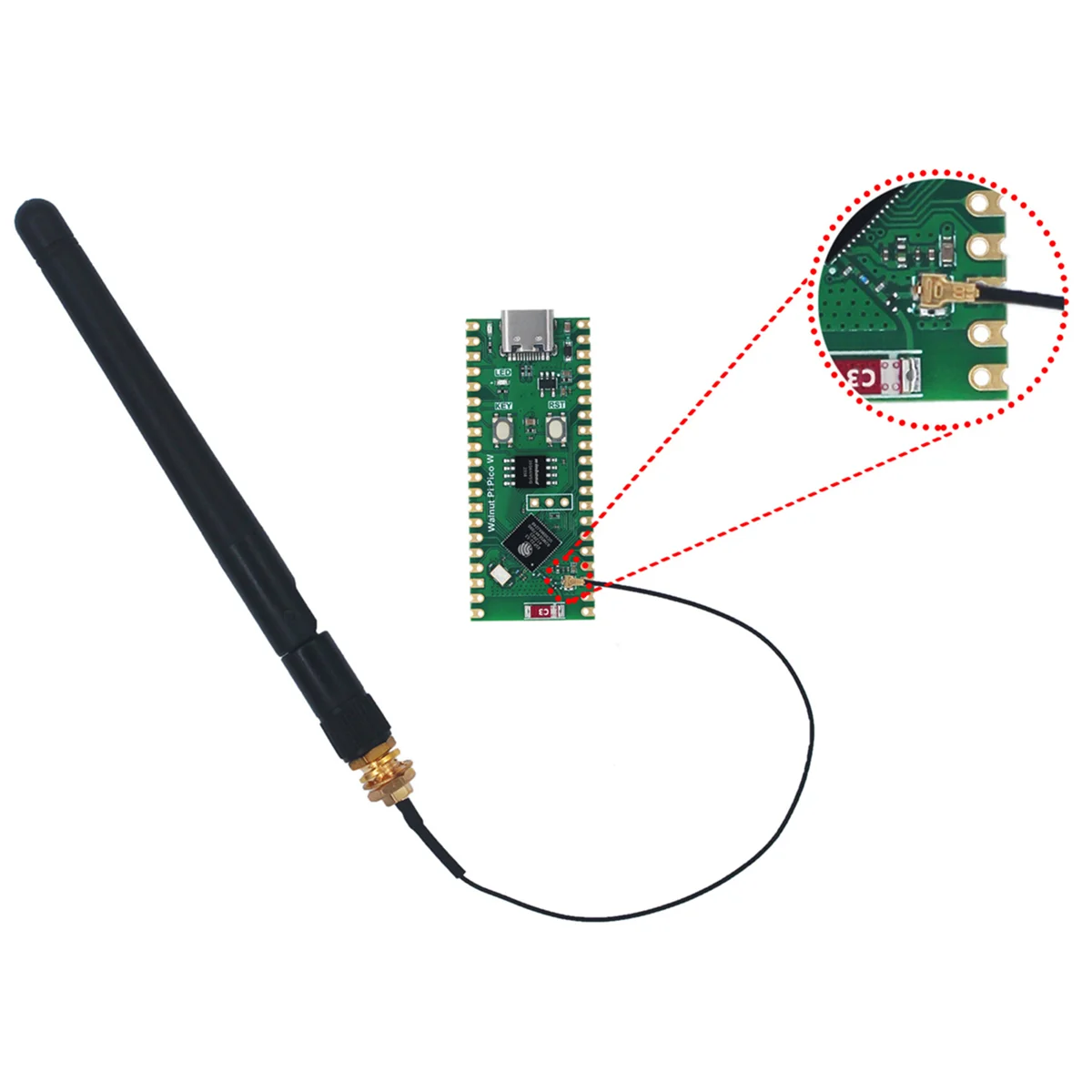 Para placa de desarrollo Walnut Pi PicoW ESP32-S3