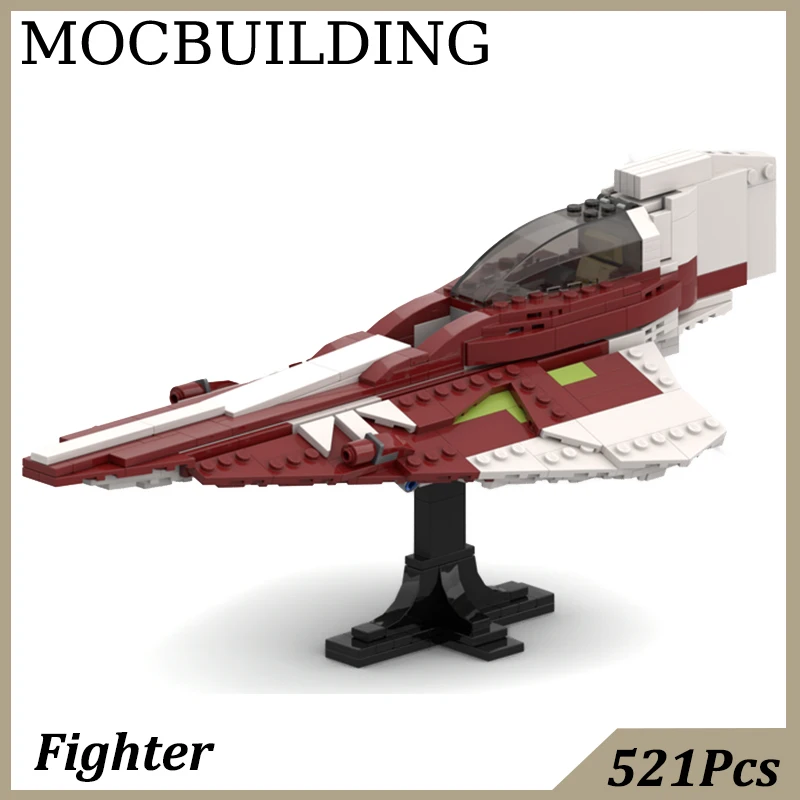 Starfighter Model Moc Spaceship Video Game Air Fighter MOC Building Blocks Toys for Kids Birthday Gift