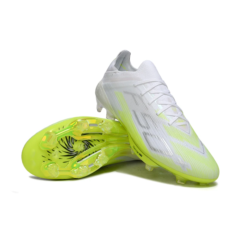 

Lace-up Mens Soccer Shoes F50+ Outdoor Non-Slip Turf Soccer Cleats for Youth TF/FG Training Football Boots Chuteira Campo