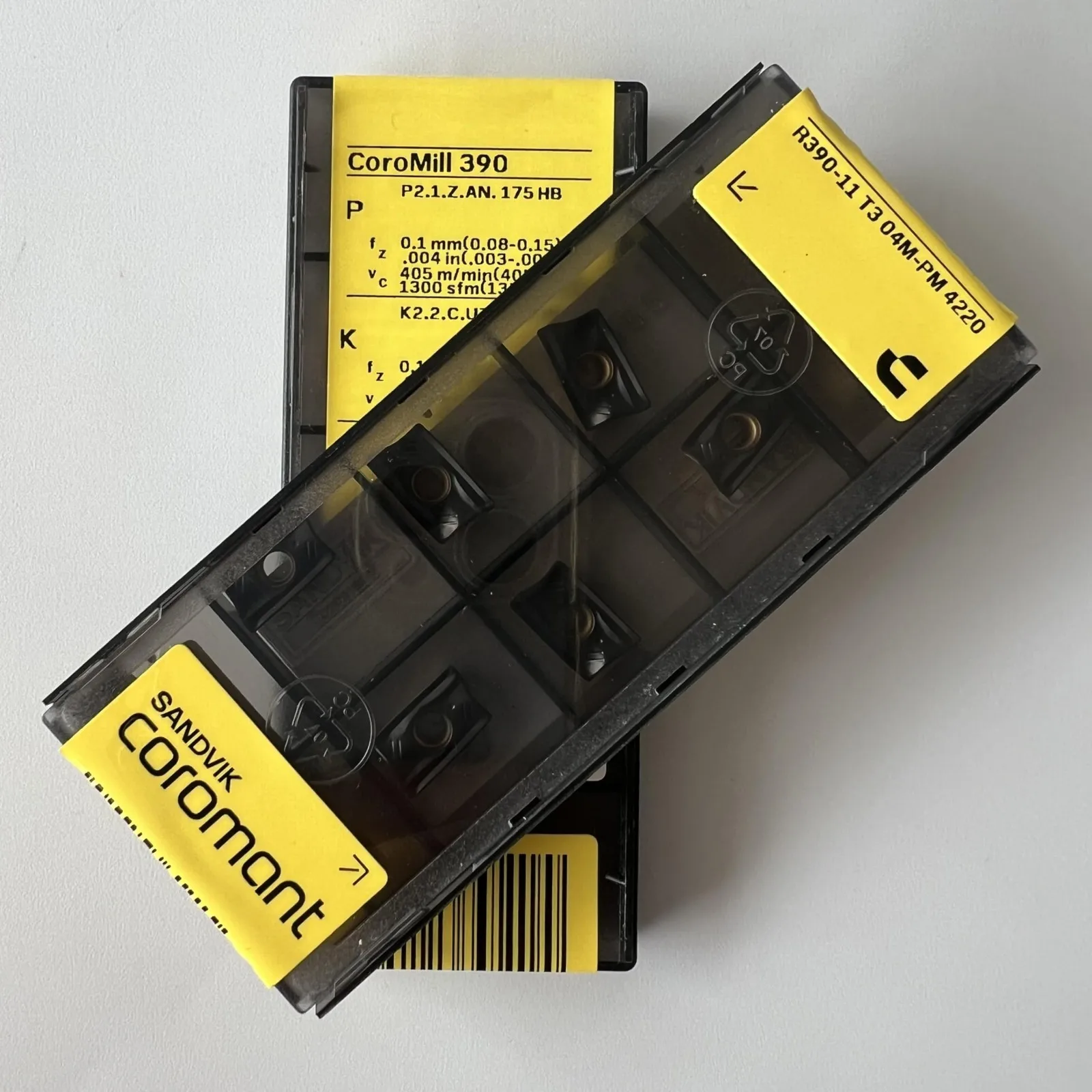 SANDVIK / R390-11T304M-PM 4220 / Original schwedische Hartlegierungsklinge 10 Stk