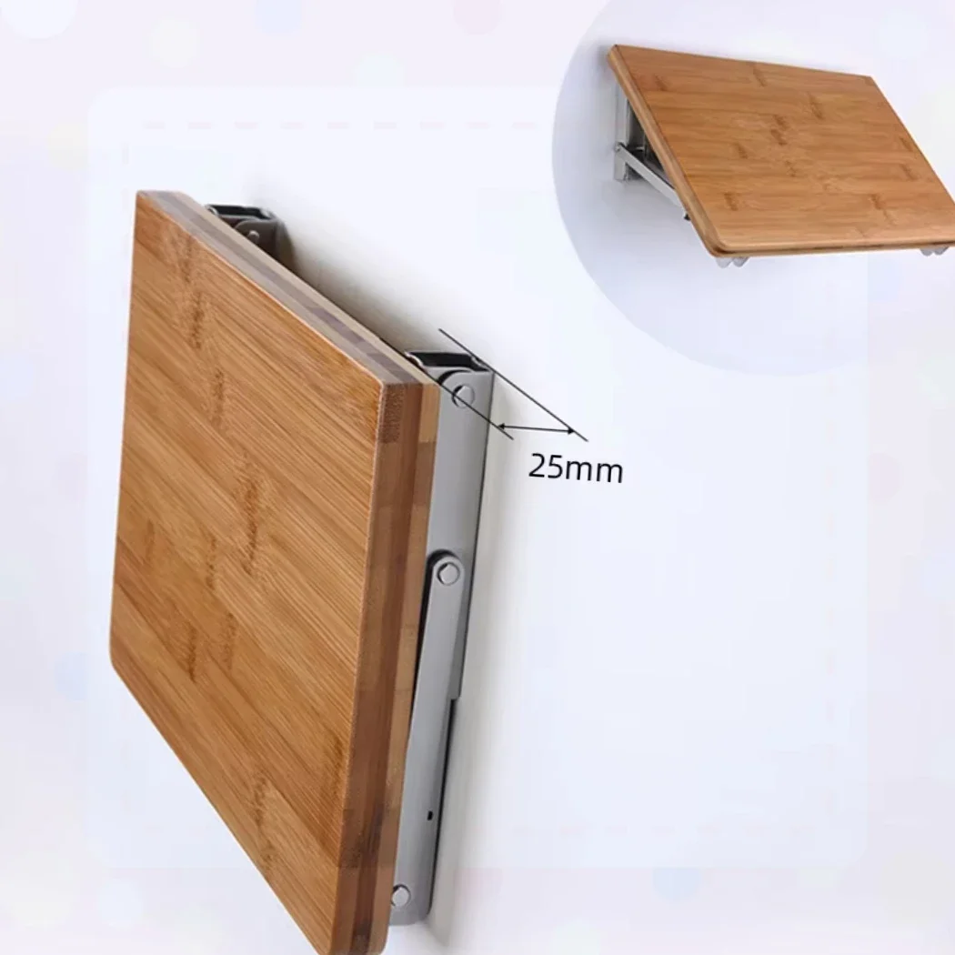 2PCS 8-14inch Stainless Steel Bracket White and Black Iron Folding Bracket High Load-Bearing Wall-Mounted Folding Table Hardware
