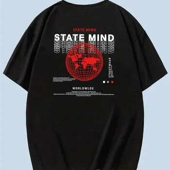 T-shirt grafica da uomo mondia...