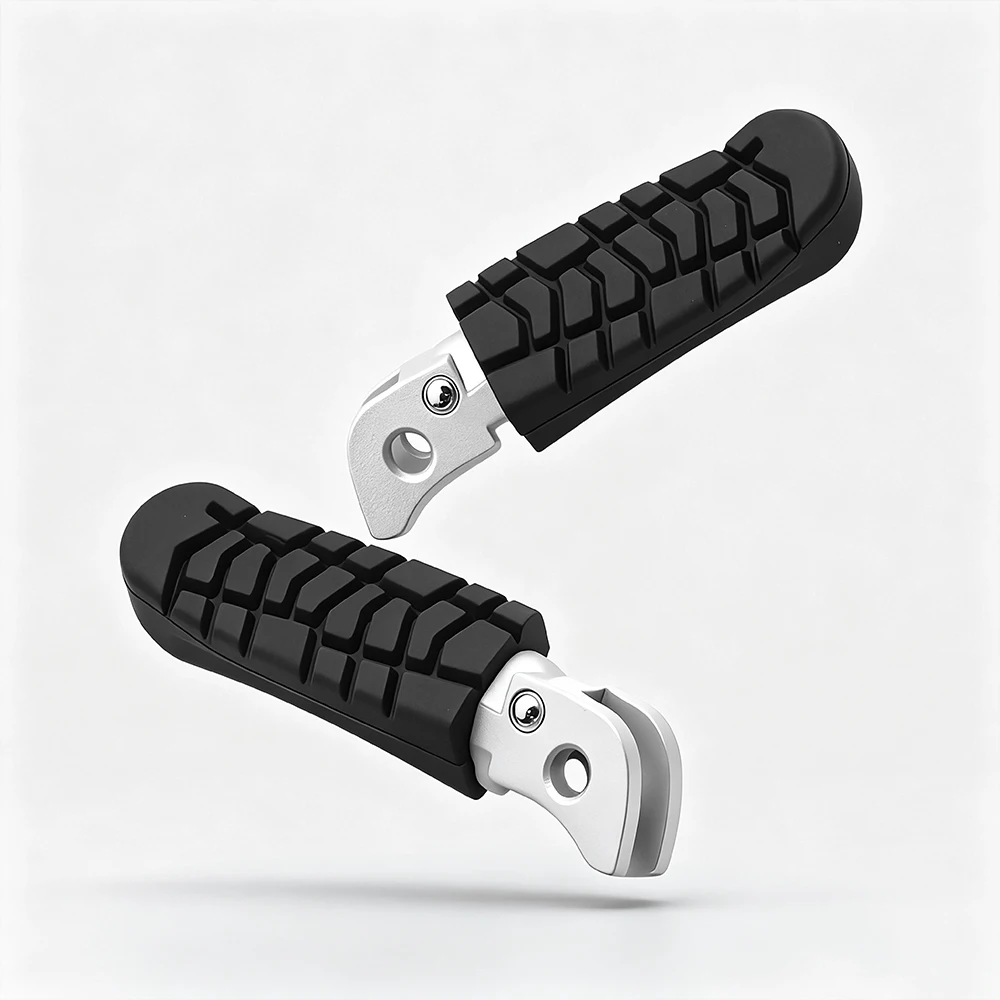 CNC Aluminum Rear Passenger Foot Peg Pedal Kit for KTM Duke 125 200 250 390 & Adventure Series, Moto Durable Accessories