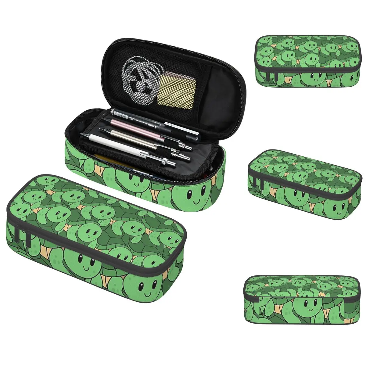 Adorable Cartoon Sea Turtle Pencil Case for Students Gifts Pen Box Pencil Bag Stationery Supplies Pen Holder Bag