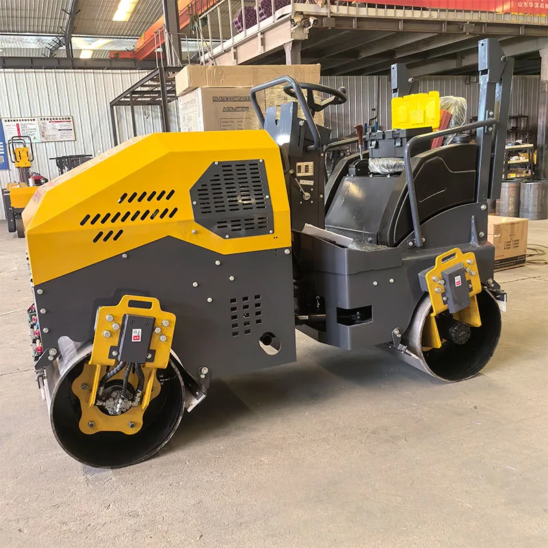 آلات بناء الطرق 2 طن-5 طن محرك ديزل ضاغط صغير أسطوانة الطريق الأسفلت الأسطوانة الاهتزازية #4