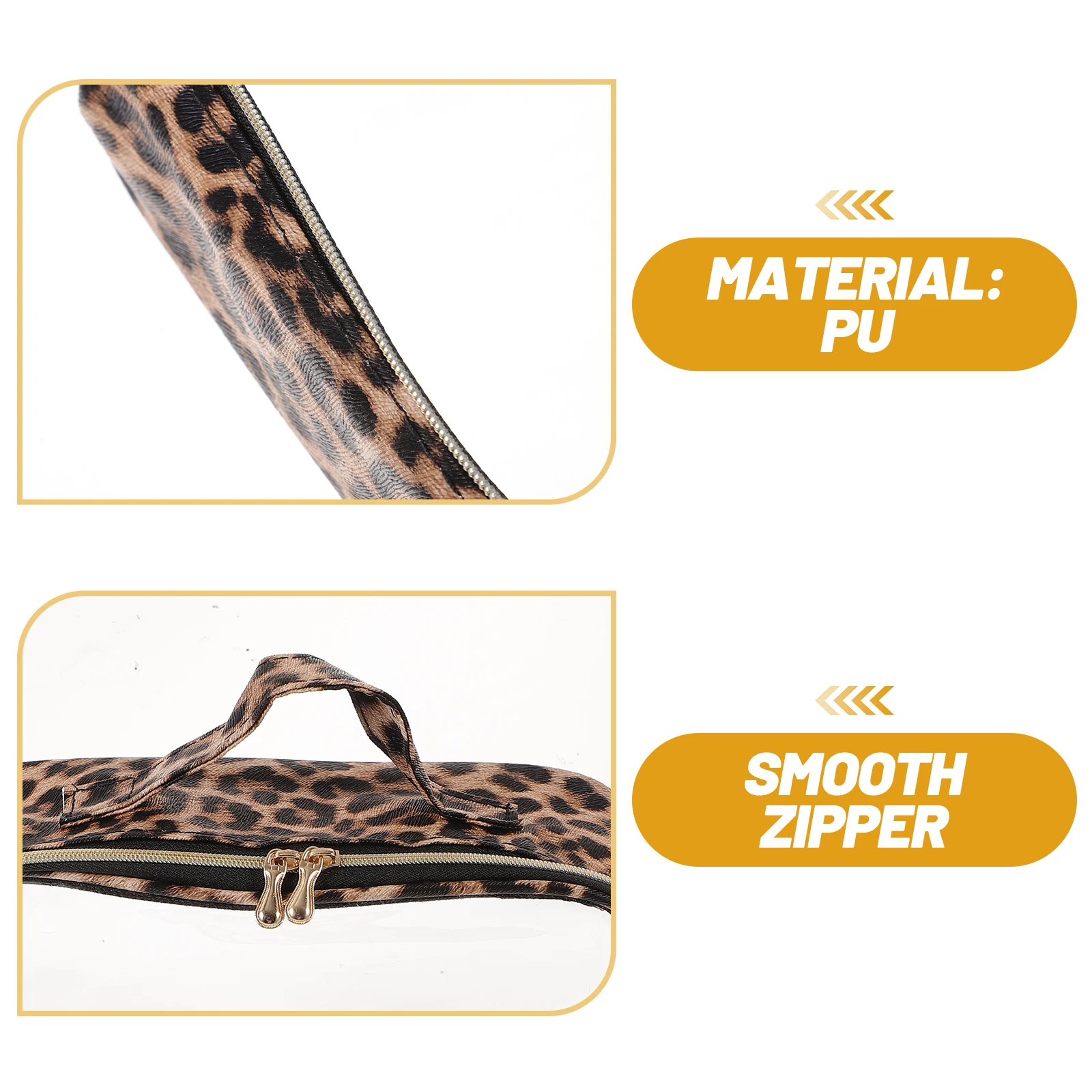 

Waterproof Makeup Large Capacity Travel Organizer Portable Toiletry Pouch Zipper Closure Foldable Beauty Storage Case