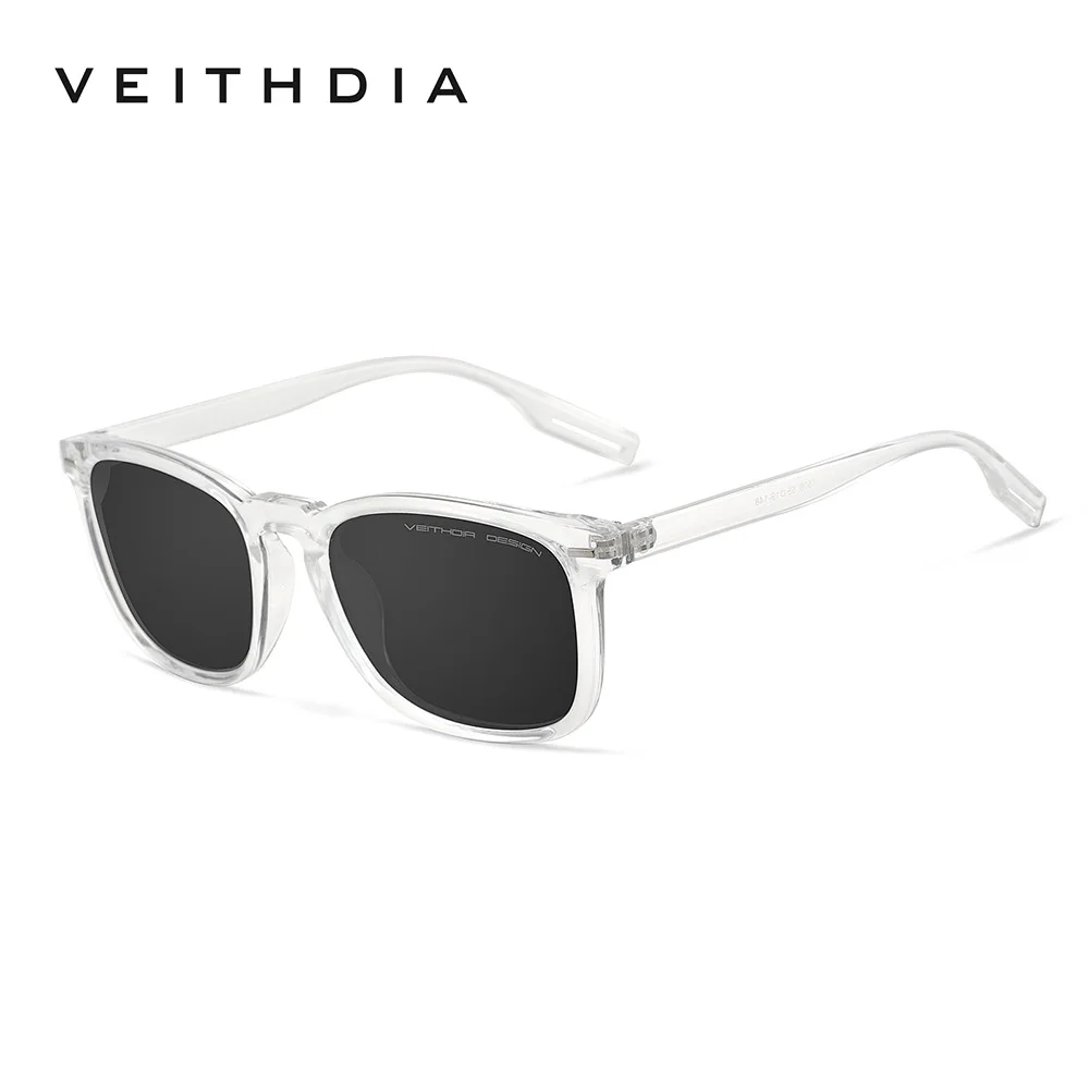 VEITHDIA Mode Klassieke Gepolariseerde Heren Zonnebril, Rijbril Voor Mannen, UV400 Bescherming Meekleurende Zonnebril 7508