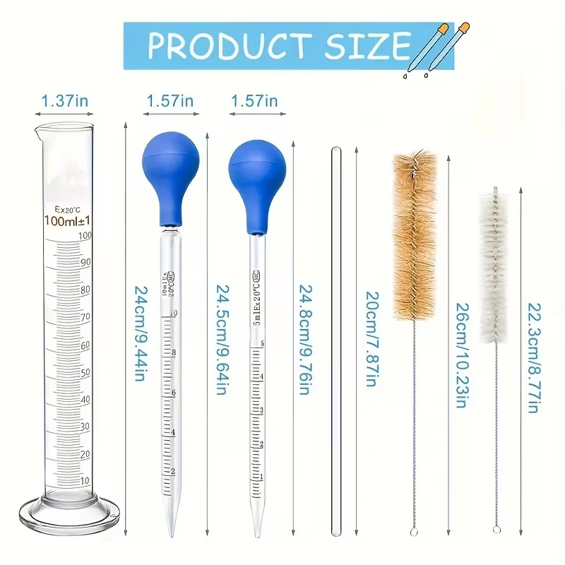 Glass Pipettes, Brush-Head Pipettes, Laboratory Pipettes, Laboratory Pipette Sets