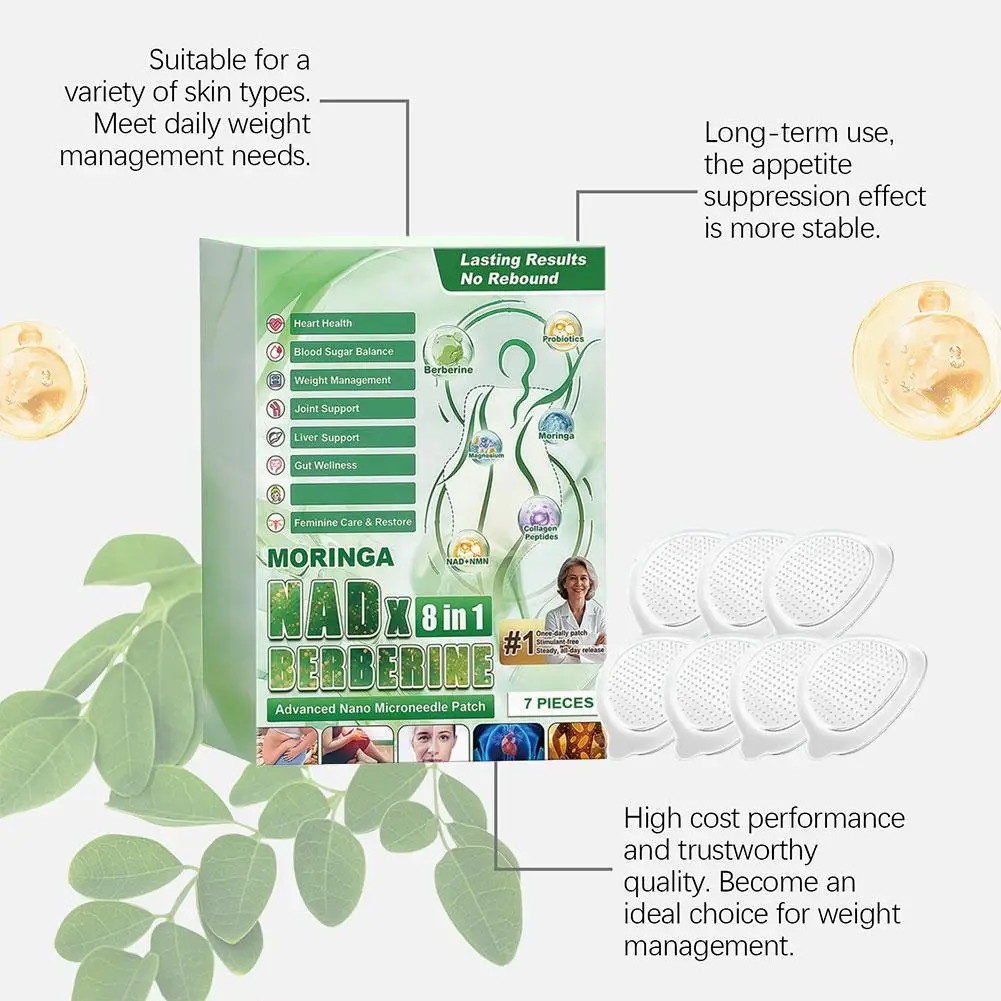 Advanced Nano Microdart Patches Painless Transdermal Absorption,Losing weight Supports Heart Health & Fat Metabolism Comfortable