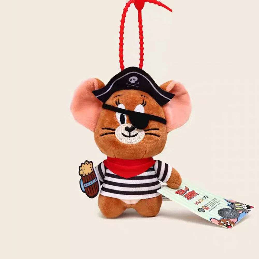 حقيقية أنيمي توم وجيري أفخم دمية المفاتيح القراصنة سلسلة بلوشيز Kawaii ظهره الديكور الدمى لعبة الفتيات هدايا عيد الميلاد #2