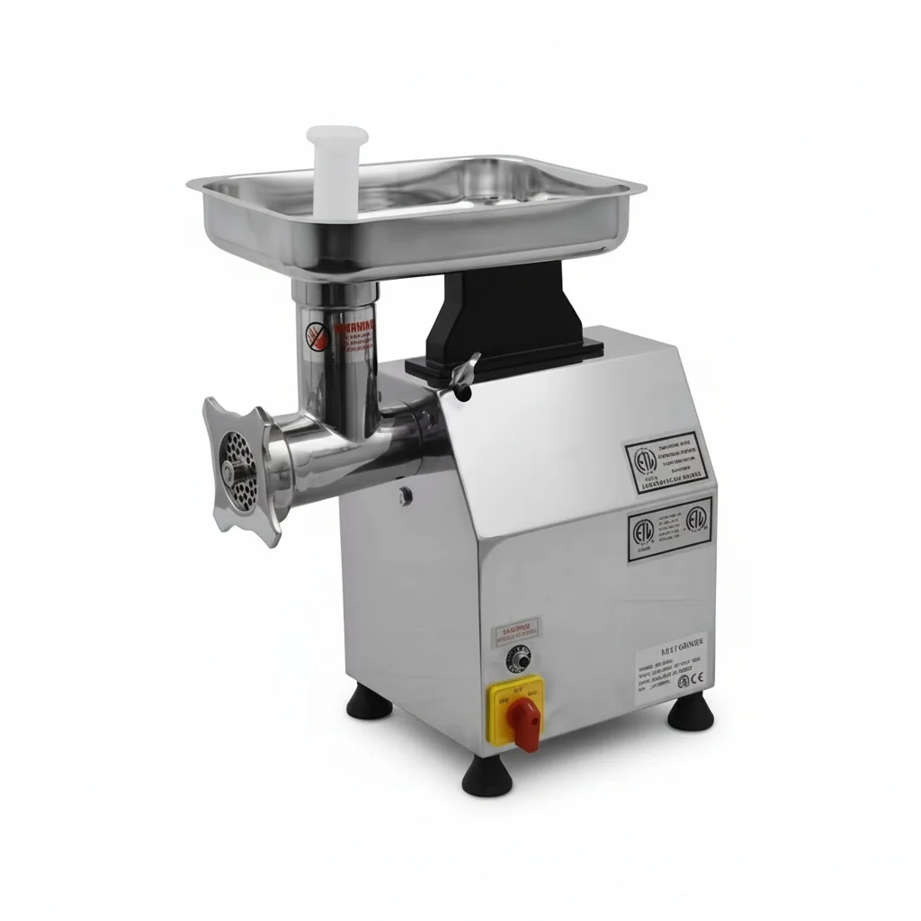 Electric Meat Grinder, 304 Stainless Steel, 1.2HP Commercial Meat Mincer, 900W Heavy Duty Meat Processing Machine, Sausage Maker