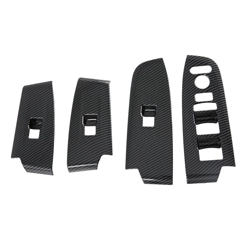 

Для Honda E:NS1 ENS1 2022 углеродное волокно ABS автомобильный стеклянный переключатель кнопки подъема крышка отделка автостайлинг