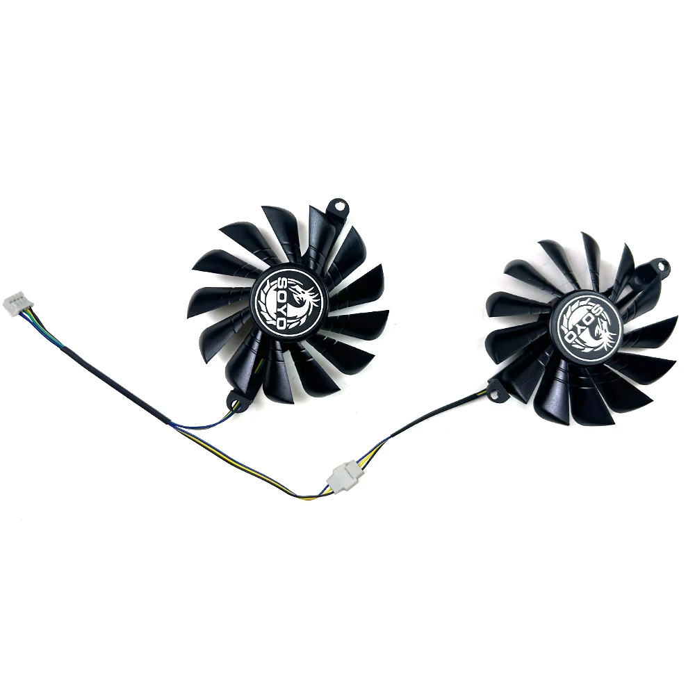 NEW Cooling Fan 4PIN RX580 590 GPU Fan For SOYO RX580 2048SP  AMD Radeon RX590 8G Graphics Card Replacement Fan