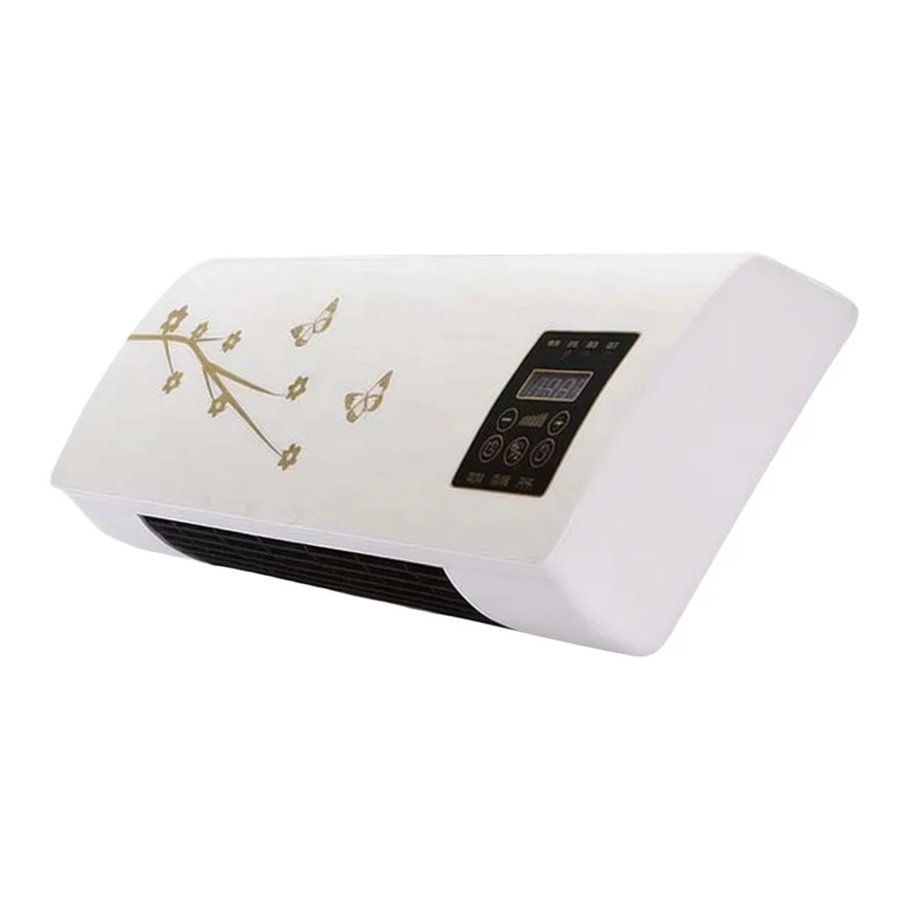 Wall-Mounted Air Conditioner with Integrated Heater for Combo Use 1800W Output 3-Speed Airflow Control 8-Hour Timer Function