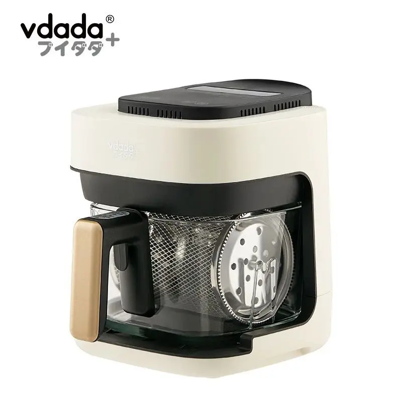 Mini visual air fryer household glass small electric fryer smart oven Touch Screen Air Fryer