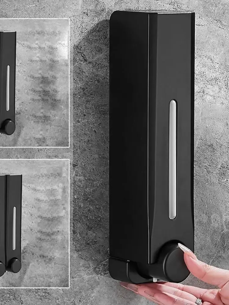 420ml Wandgemonteerde douche handdesinfectiemiddel dispenser badkamer haarshampoo/reiniger dispenser voor badkameraccessoires - afbeelding 2