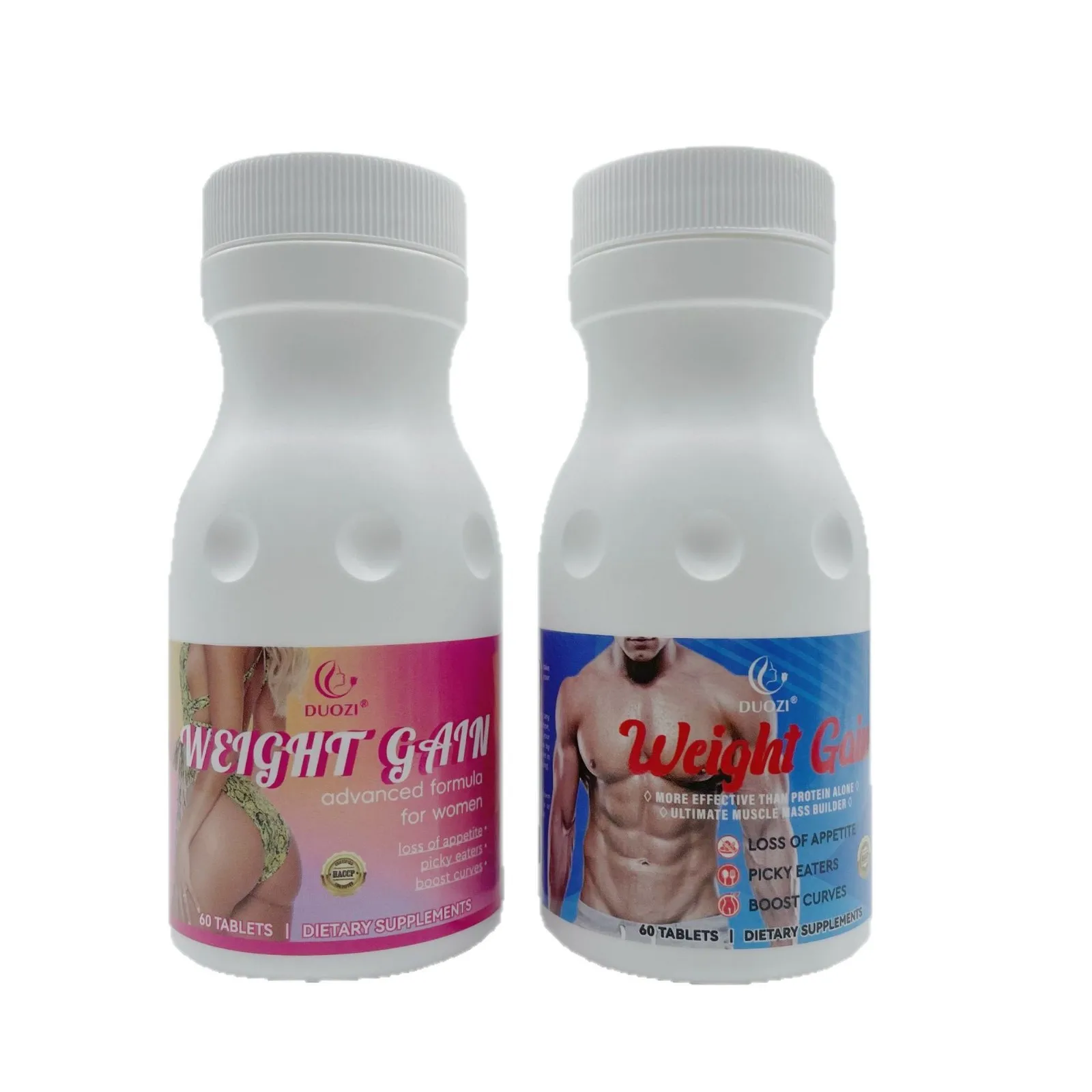 أقراص كسب الوزن للسيدات تعزز صحة الجسم والمكملات الغذائية لتعزيز تركيب العضلات والتغذية المتوازنة