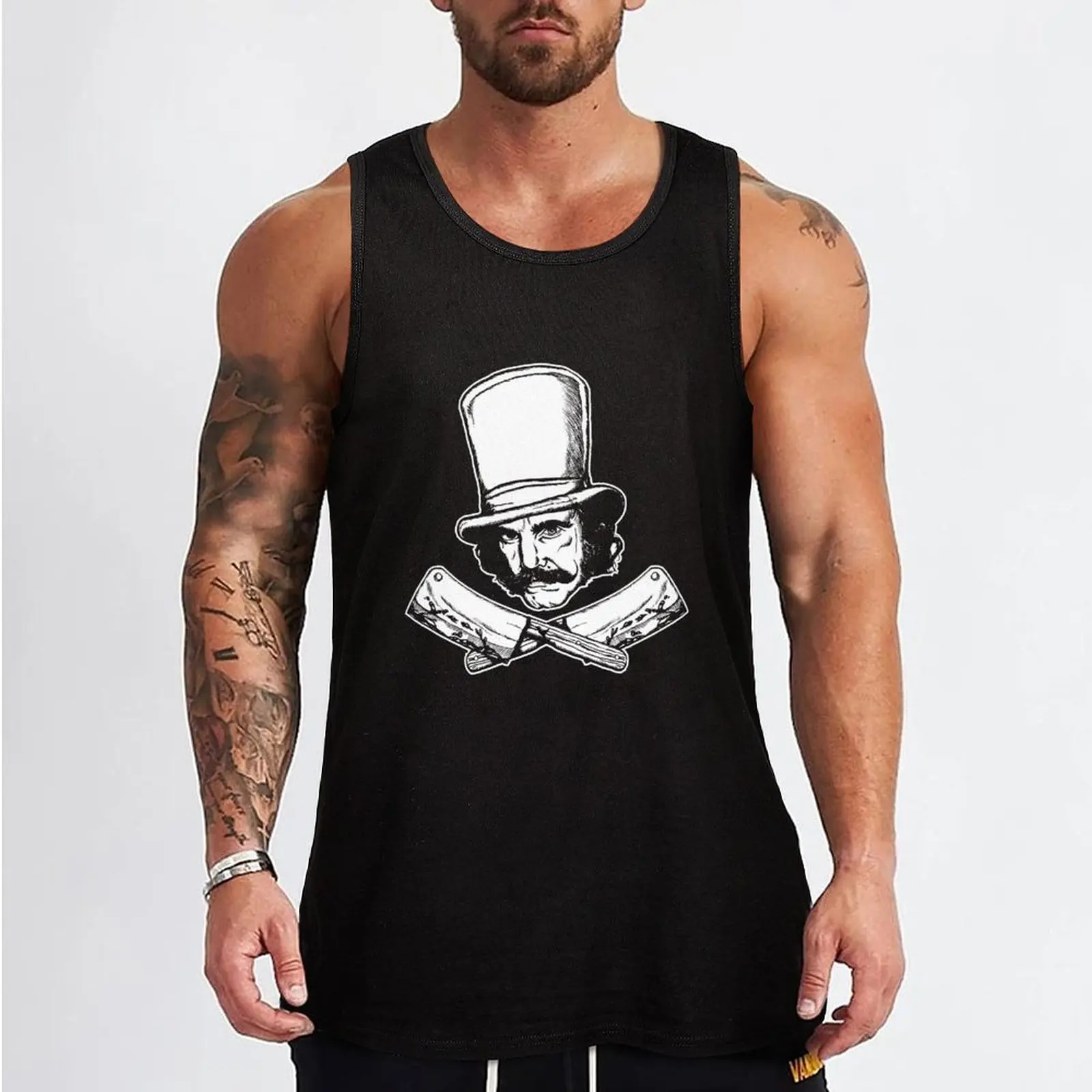 The Butcher (purist Black and White version) Tank Top Men's t shirt Fitness men clothing