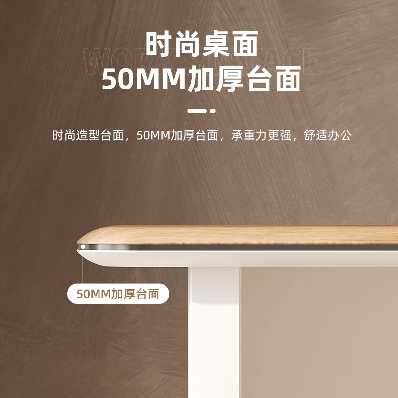 Boss desk, desk, supervisor, manager, office table and chair combination, light luxury