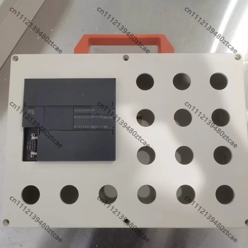 Portable PLC Learning Mount Box DIY Wiring Push Button Operation Box For PLC Training Debugging Practice
