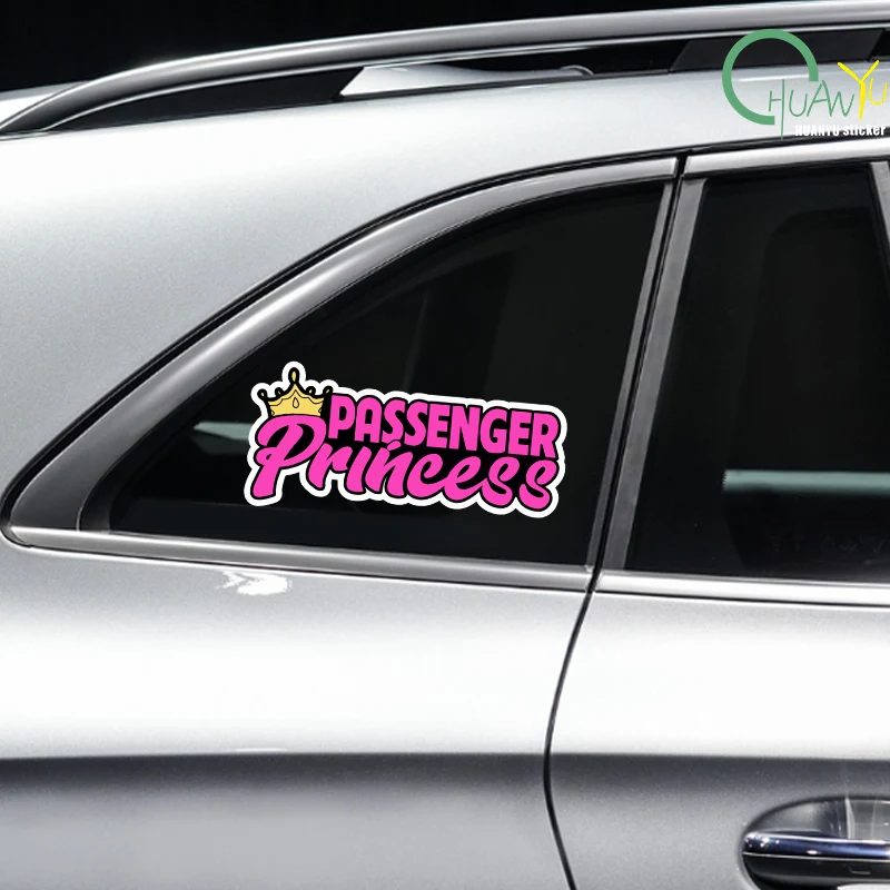 Passenger princess stickers car stickers cute creative reflective stickers car windows funny car decoration accessories