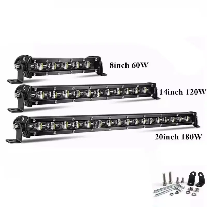 

Fine For Jeep Car Truck SUV ATV 12V 24V 7'' 13'' 20 Inch 6D Ultra Slim LED Light Bar Offroad Led Bar 4x4 Auto Driving Light Fog