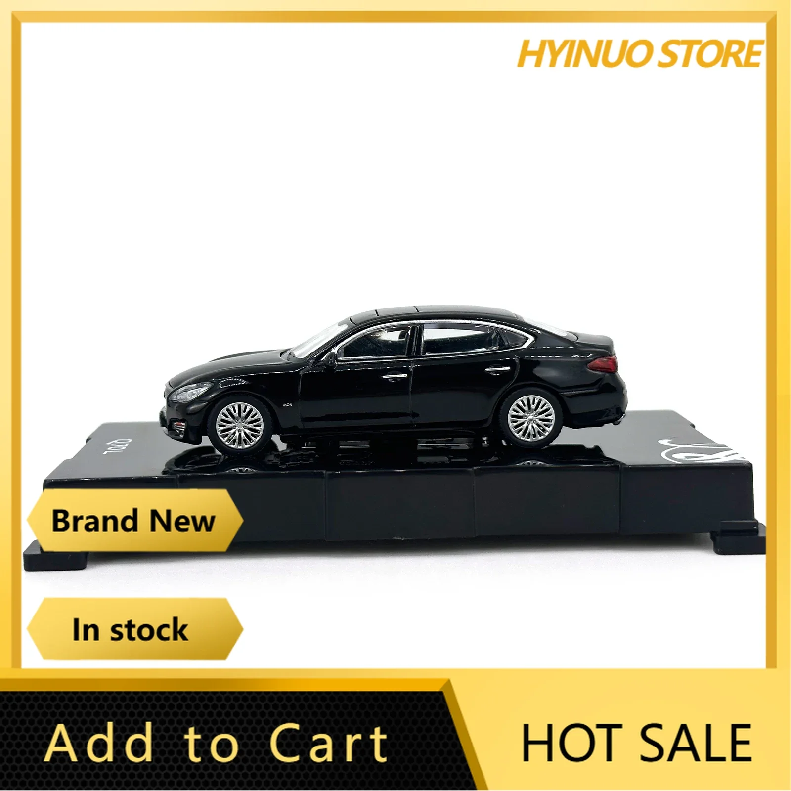 

Литая под давлением модель Paudi, масштаб 1/64, 2018 Q70L, модель автомобиля из сплава, классическая коллекция для взрослых, подарок, сувенирная игрушка для мальчика