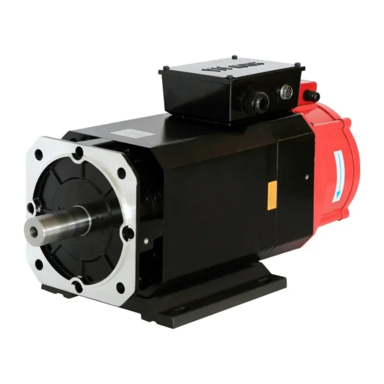 

204ZJY 380V 50Nm 6000RPM 7.5KW Flange or Horizontal Mounted AC Asynchronous Spindle Servo Motor for CNC Controller