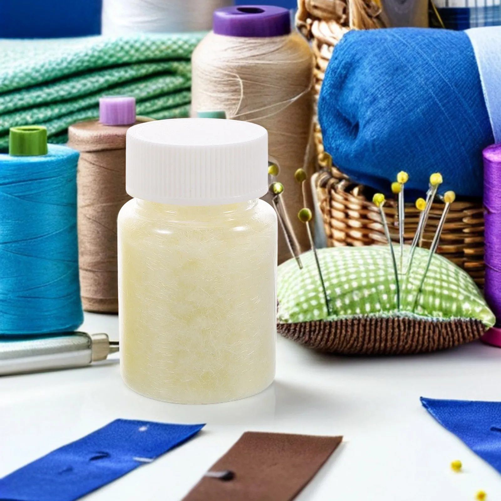 

2 Bottle Flocking Powder Light Yellow 3Mm DIY Crafts Soft Texture Squeeze Decoration Multi-Use Flocking Powder Material