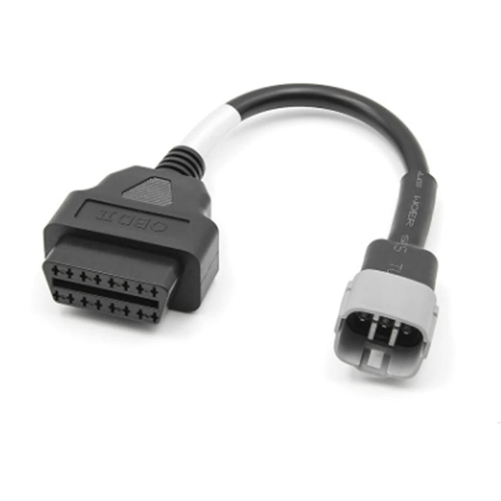 

1 шт. 100% новый металлический и пластик мотоциклетный OBD диагностический кабель для Suzuki 6Pin до 16Pin OBD2 диагностический сканер адаптер