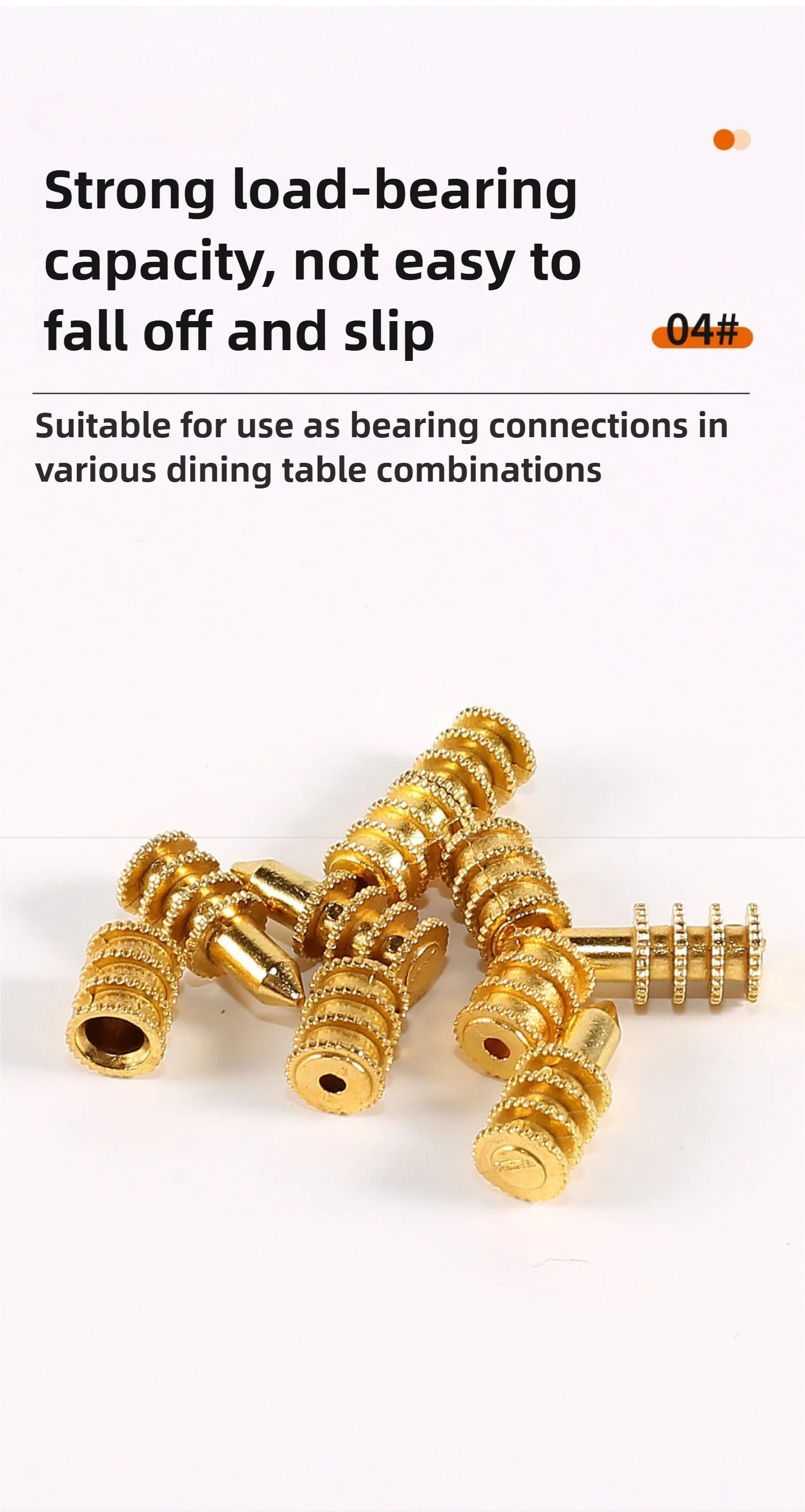 30er-Set Tischpositionierungs-Bolzen Teleskop-Tischverbinder Zinklegierung Verschluss Möbel-Versteckte-Schicht-Halterung Hardware-Zubehör – Detail 6