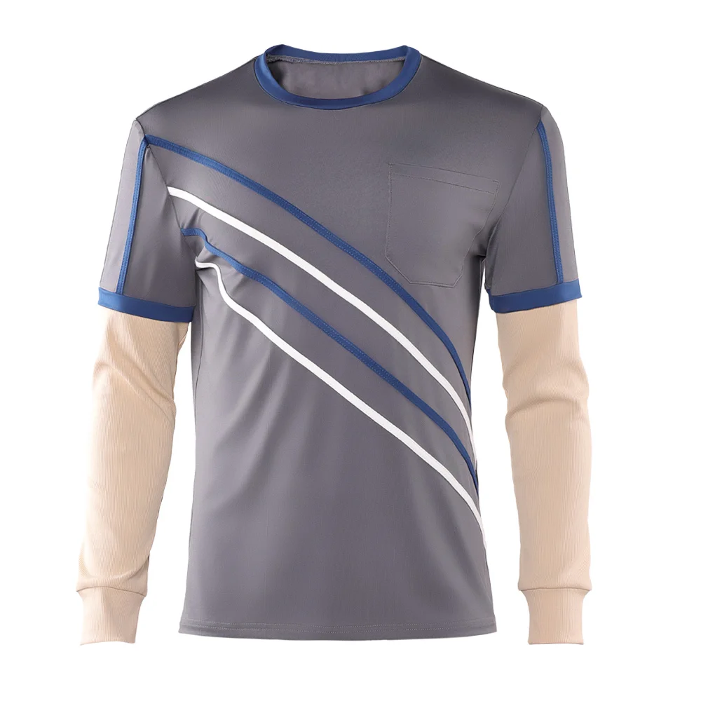 

Disguise TV ST 5 Will Byers Cosplay Grey Top T-shirt Costume Outfits Halloween Clothes Uniform Carnival Party For Adult Male