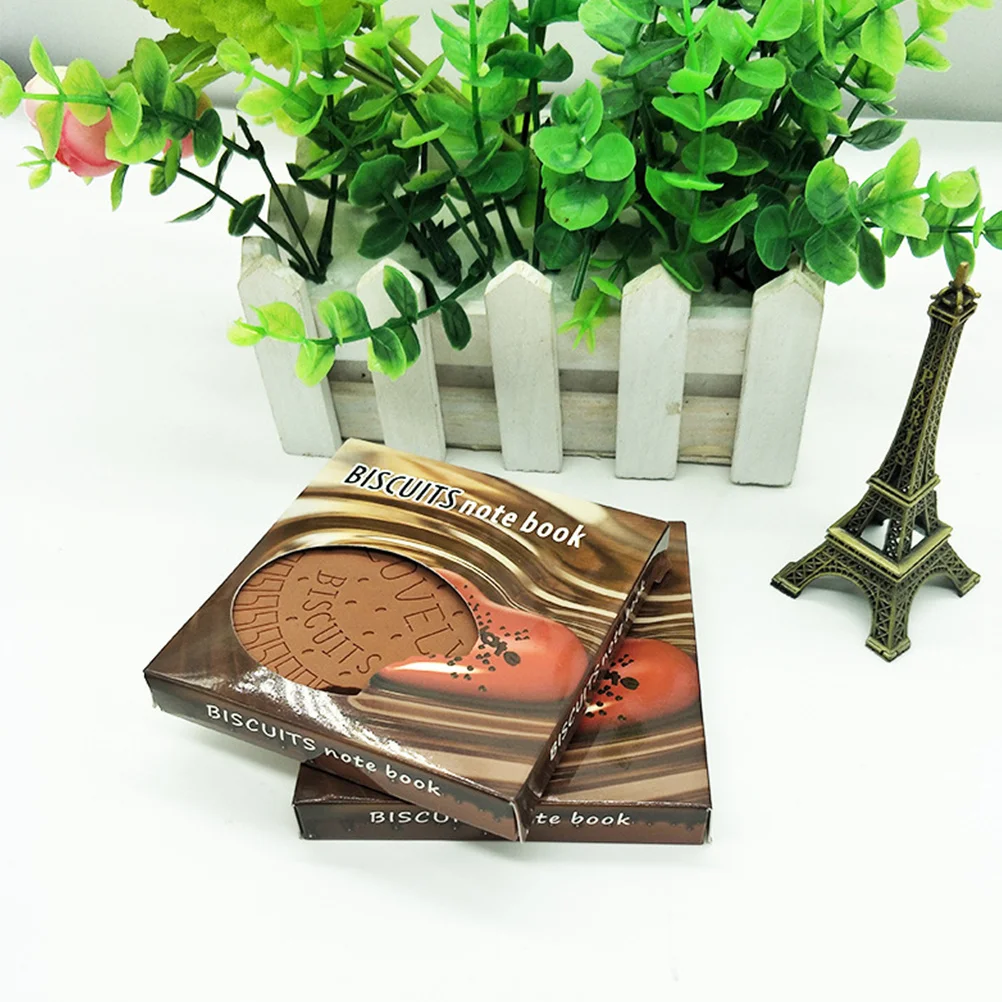 

2Pcs Chocolate Scented Pocket Notepad Cute Cartoon Cover Mini Binding Rings Notebook Portable Daily Diary Gift for Students