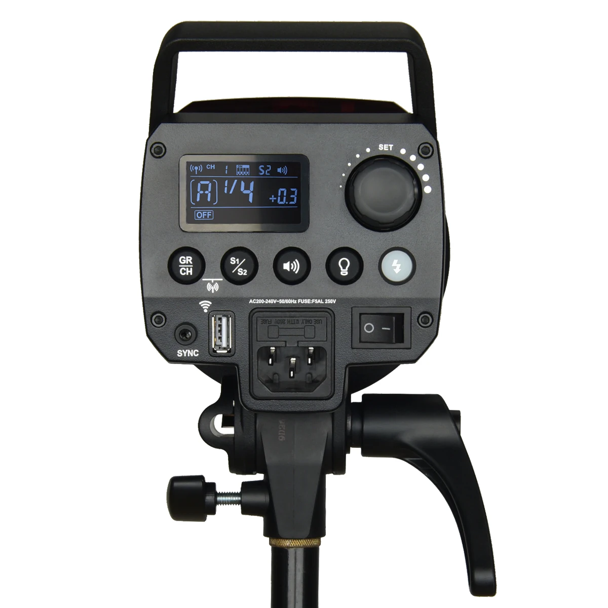 Godox-جهاز استقبال لاسلكي MS200 200W أو MS300 ، 300W ، 2.4G ، مدمج ، خفيف الوزن ومتين ، Bowens Mount ، Studio Flash