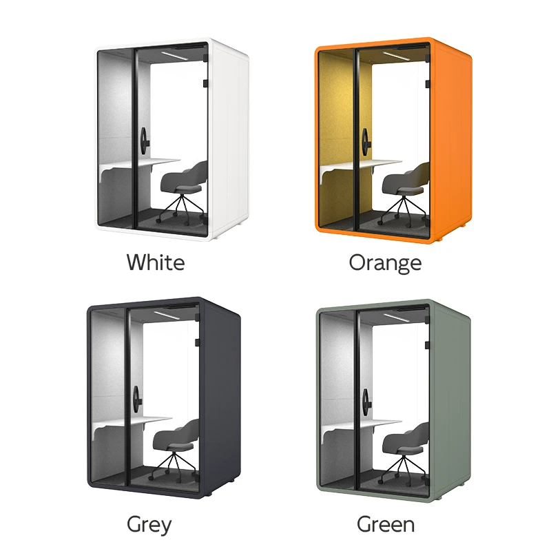 Modern Movable Acoustic Soundproof Office Pod for Hotel Coworking Spaces Silent Meeting Room Cabin with Privacy Workspace