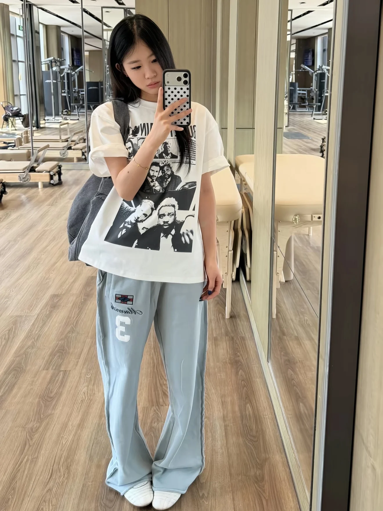 American Street Style Casual Sweatpants Men's Loose Fitness Wide Leg Pants Couples Matching Summer Leisure Trousers