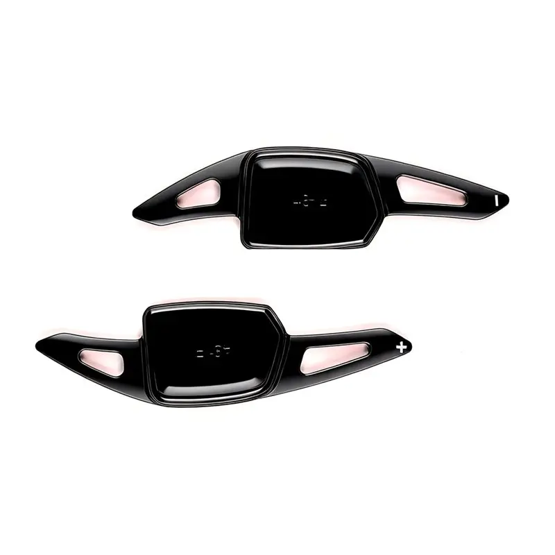 

Trim Cover For Steering Wheel Shift Paddle Extended Shifter For A5L A6L Q6L E-Tron 2026 S6 SQ6 E-Tron 2024 2025 Black