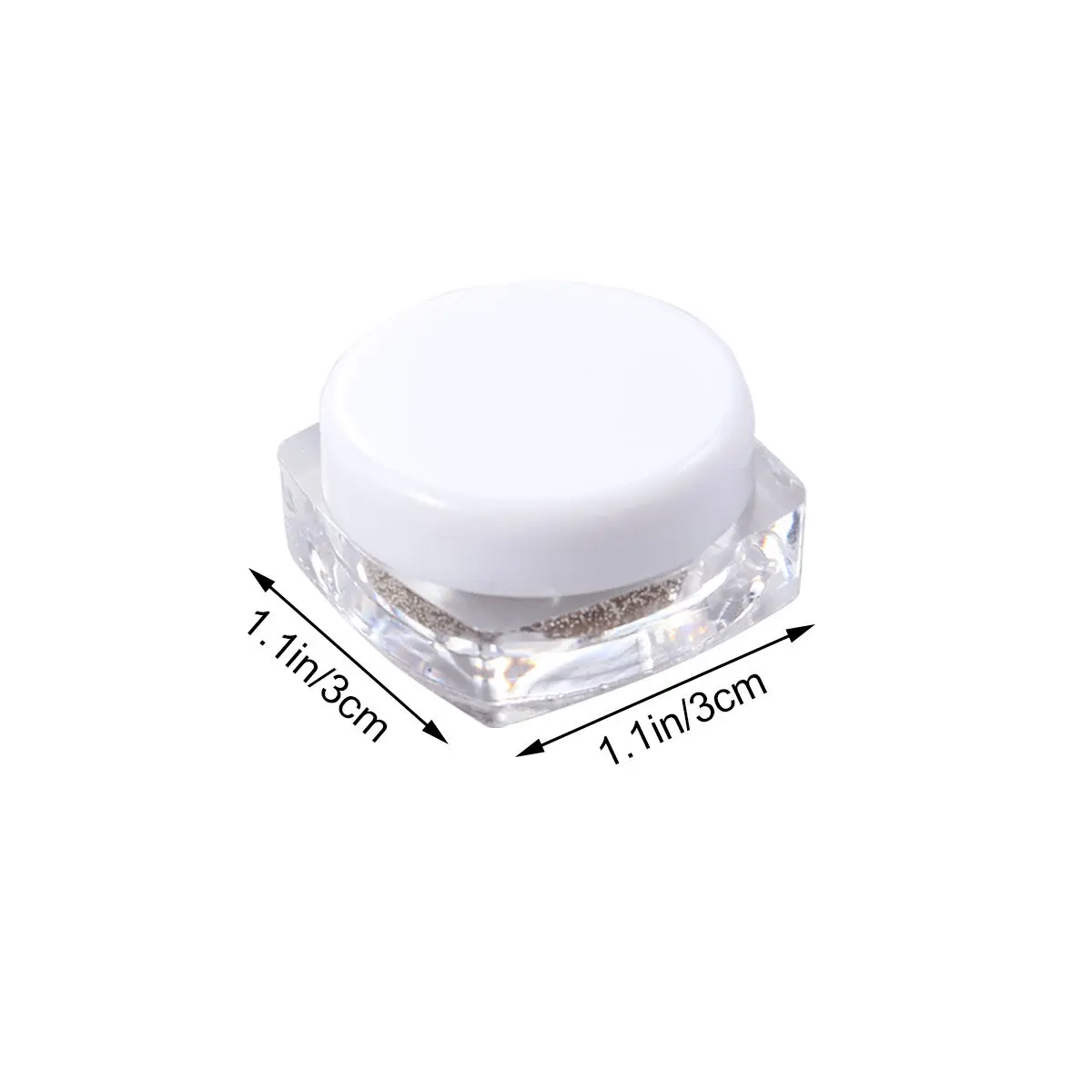 2Pcs Eyeshadow Pigments Set Silky Shine Glitter Formula All Day Lasting for Cat Eye Eye Runway Looks Gift Ready Makeup